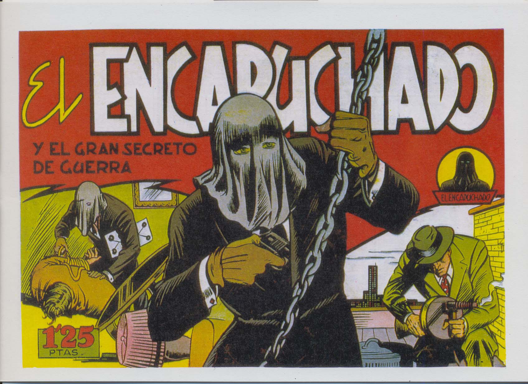 Comic Book Cover For El Encapuchado 8 - Y El Gran Secreto De Guerra