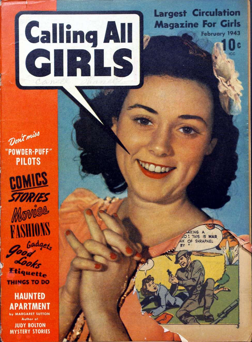 Comic Book Cover For Calling All Girls 15