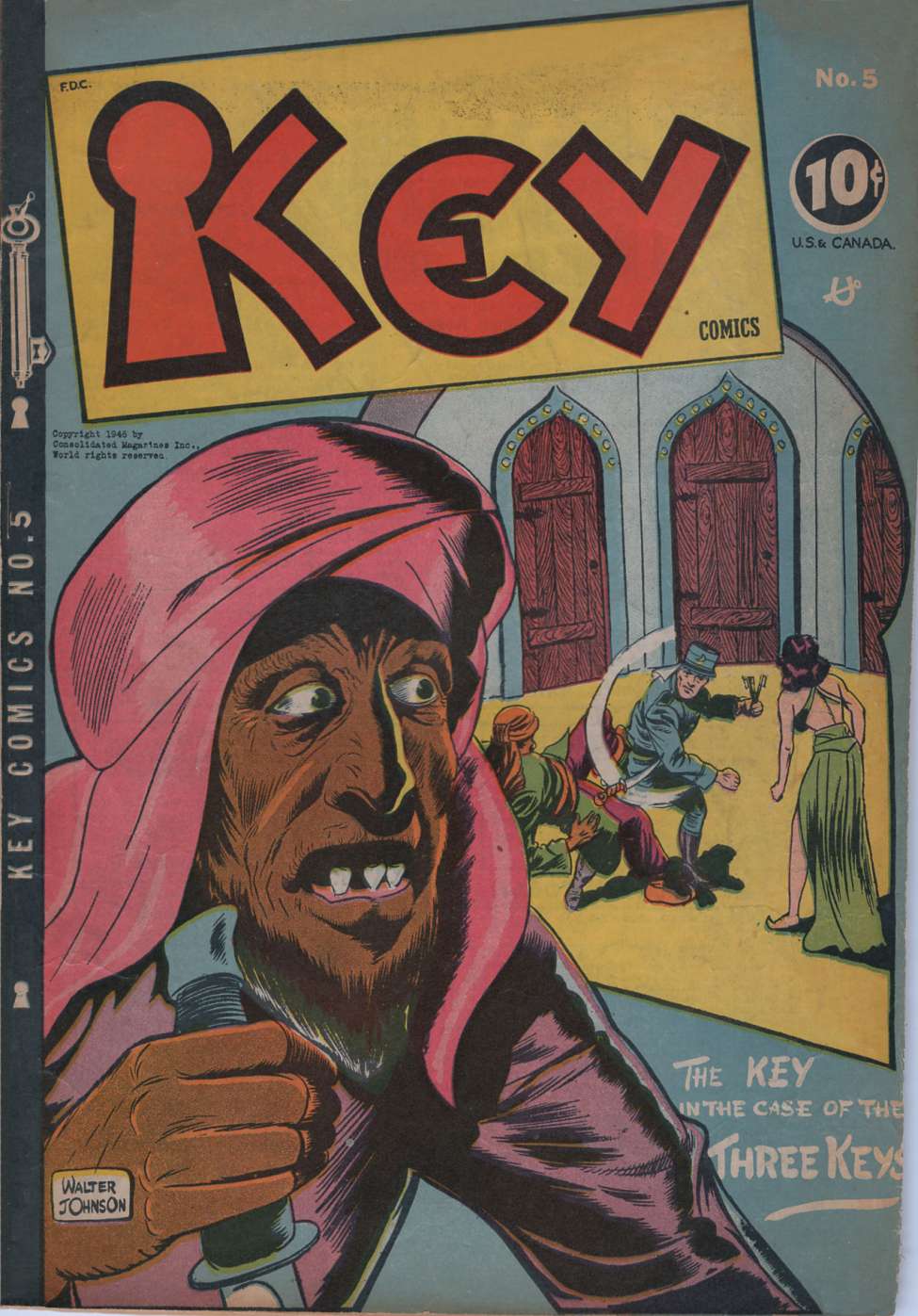 Comic Book Cover For Key Comics 5