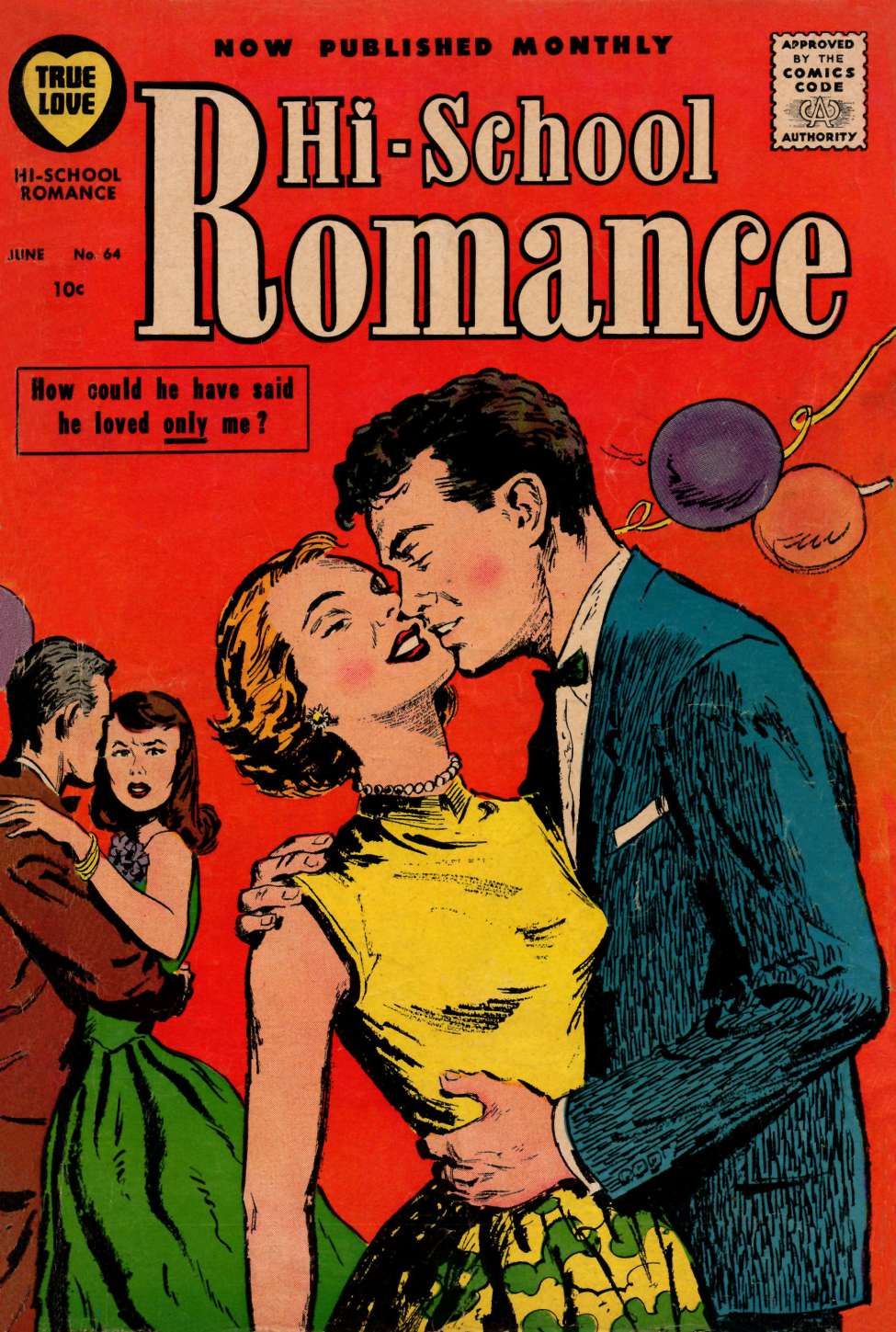 Book Cover For Hi-School Romance 64