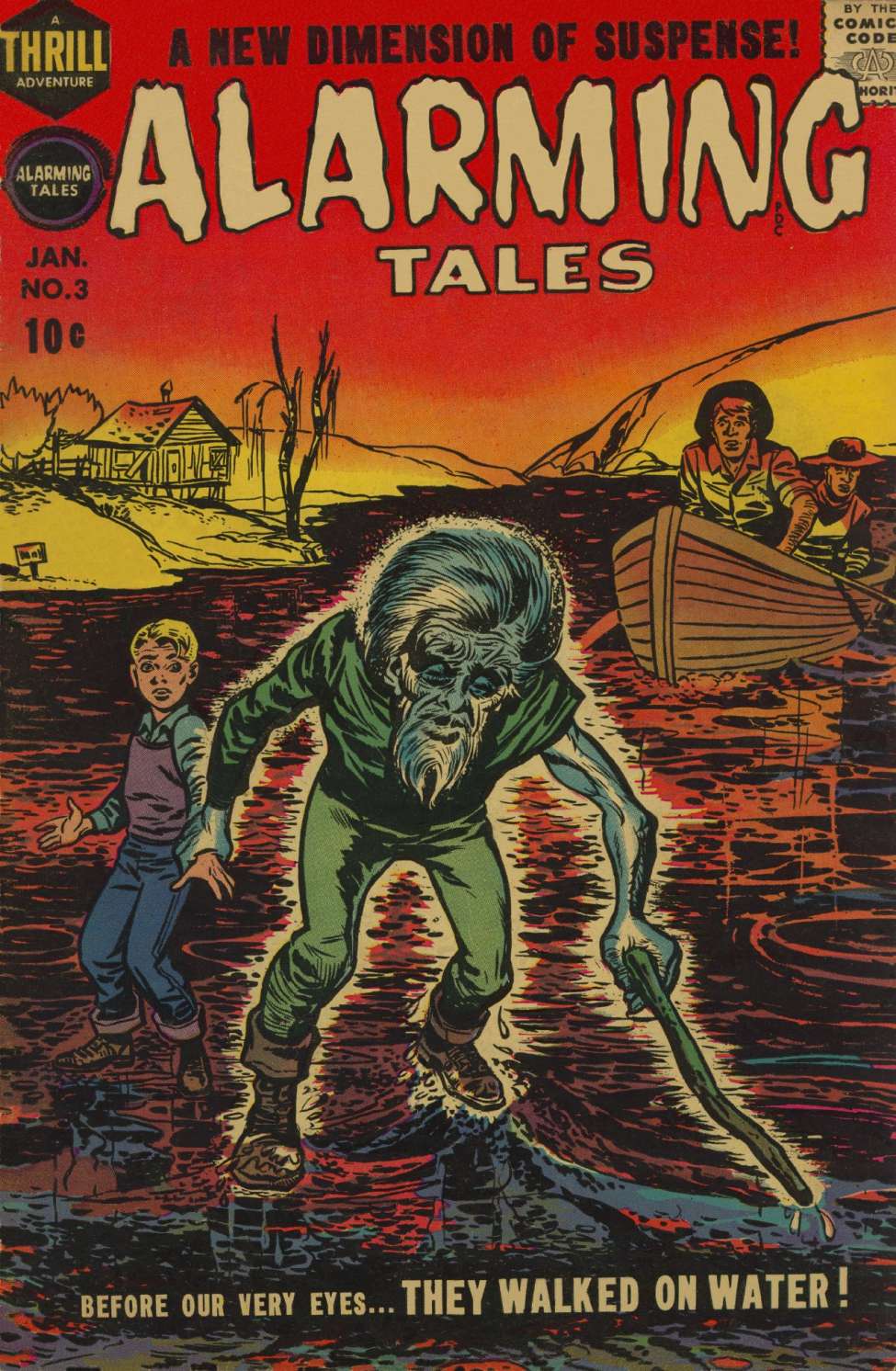 Comic Book Cover For Alarming Tales 3