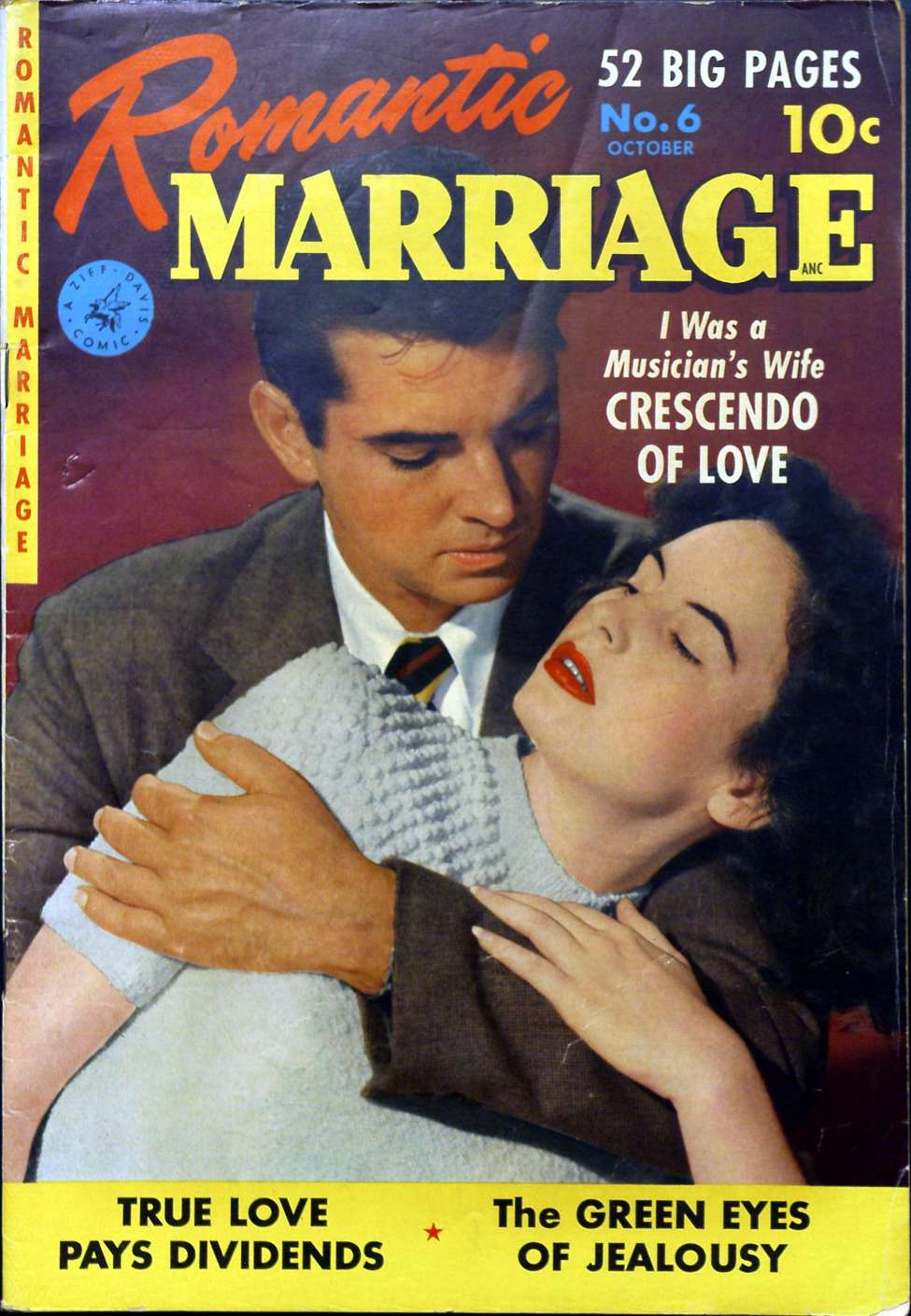 Comic Book Cover For Romantic Marriage 6