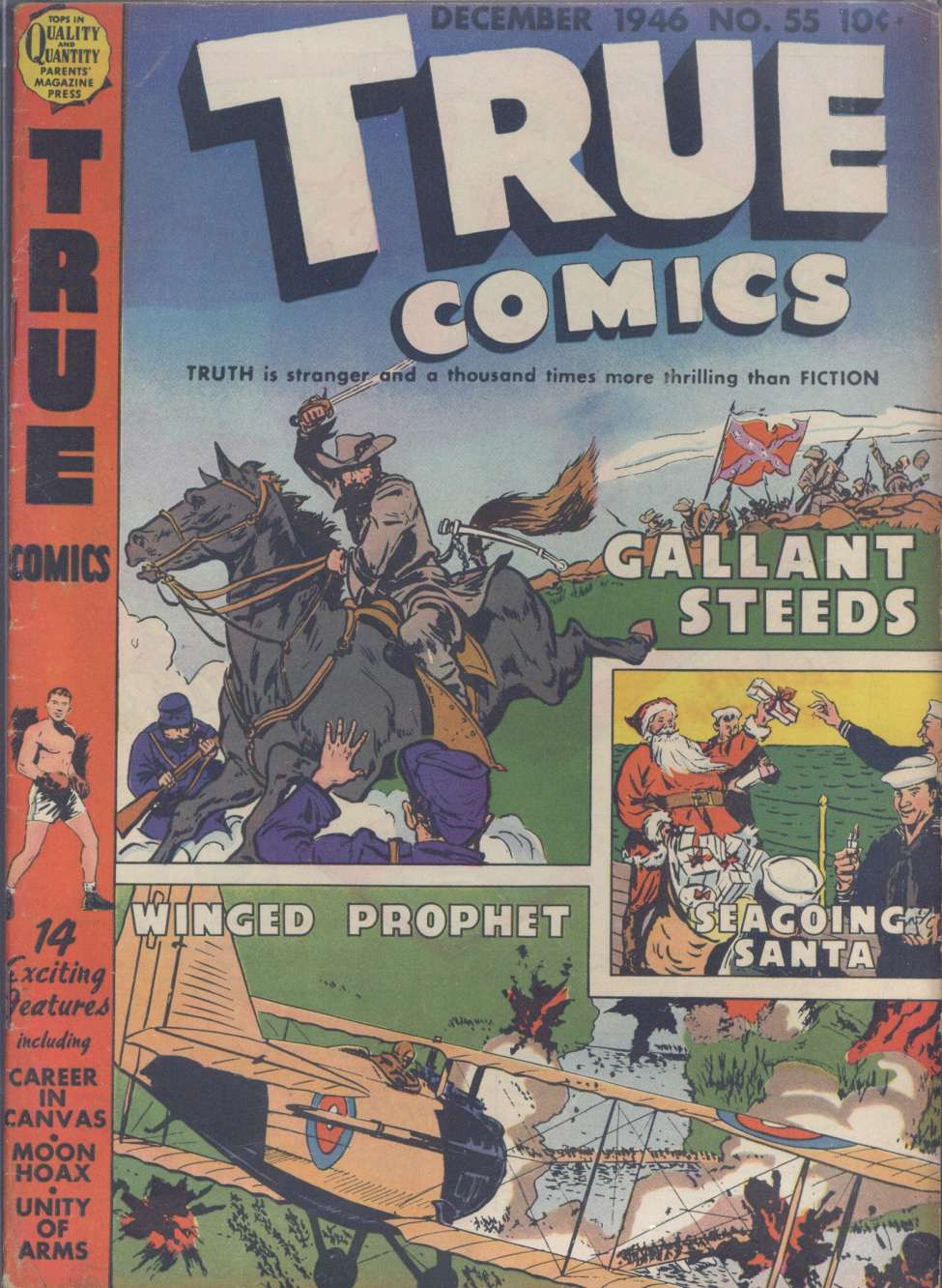 Comic Book Cover For True Comics 55