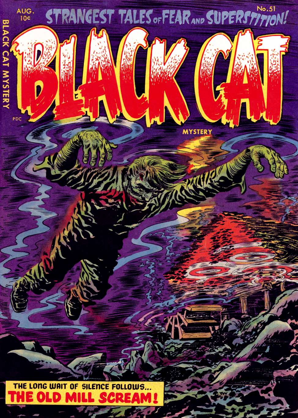 Comic Book Cover For Black Cat 51 (Mystery)