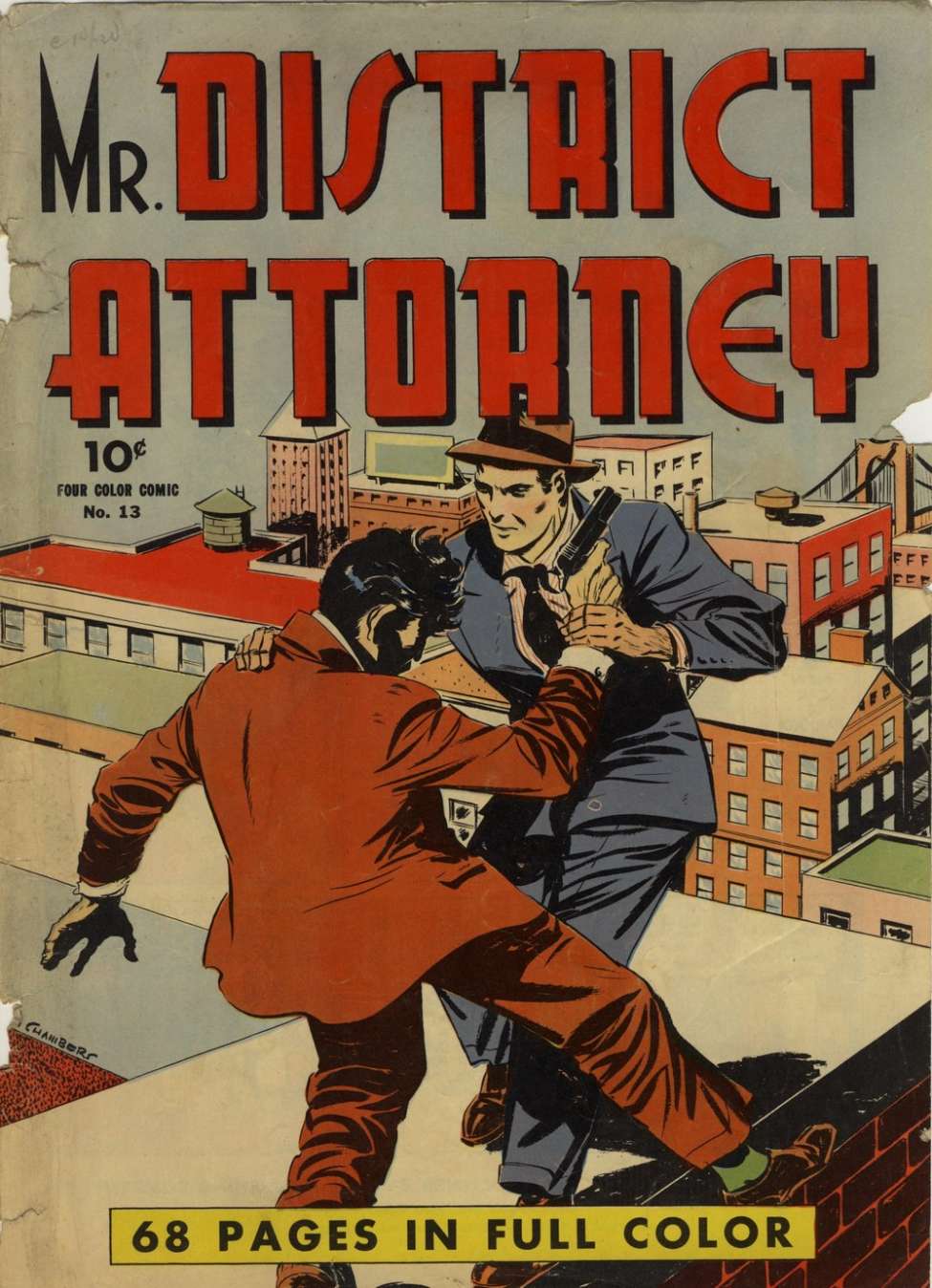 Comic Book Cover For 0013 - Mr, District Attorney
