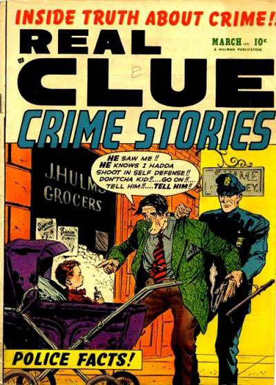 Comic Book Cover For Real Clue Crime Stories v6 1