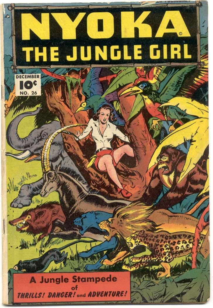 Comic Book Cover For Nyoka the Jungle Girl 26 - Version 1
