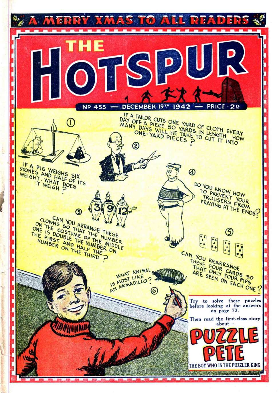 Comic Book Cover For The Hotspur 453
