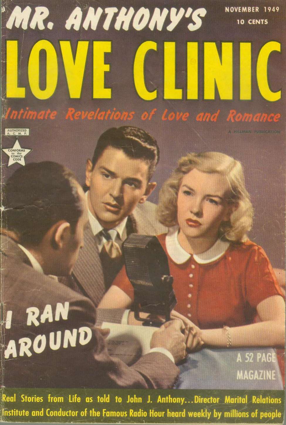 Comic Book Cover For Mr. Anthony's Love Clinic 1