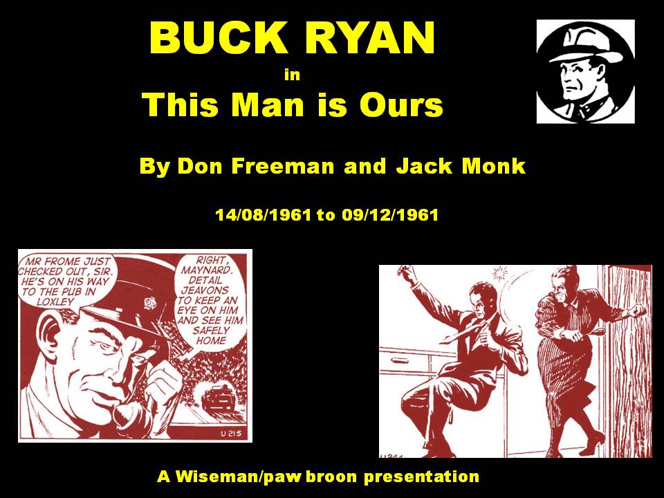 Comic Book Cover For Buck Ryan 77 - This Man is Ours