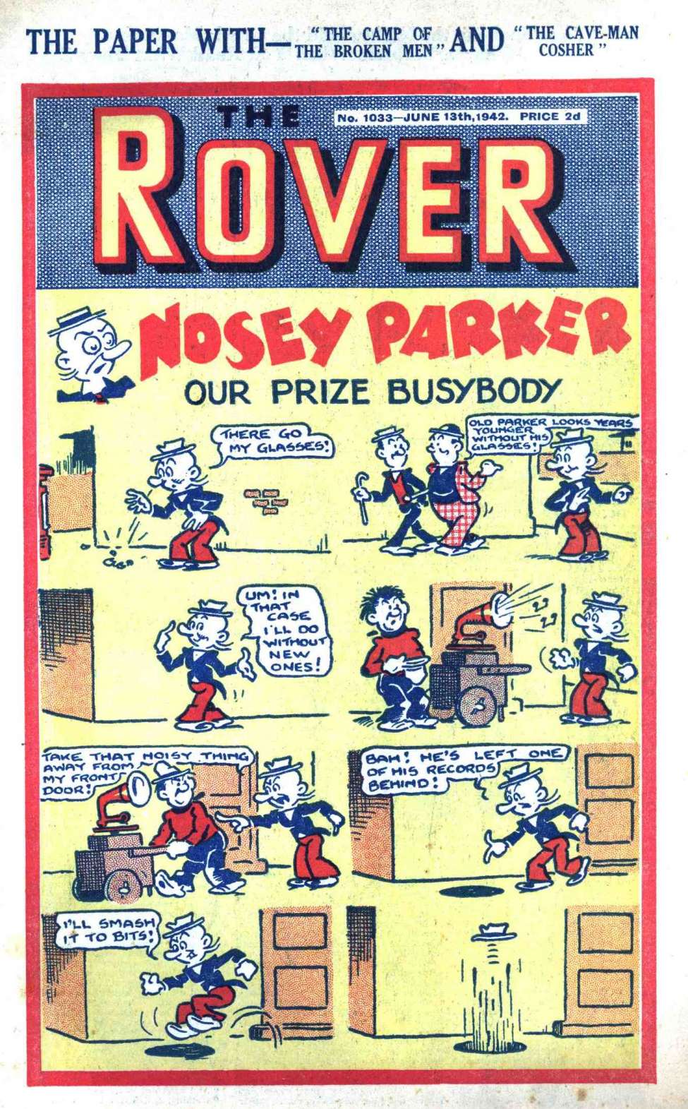 Comic Book Cover For The Rover 1033