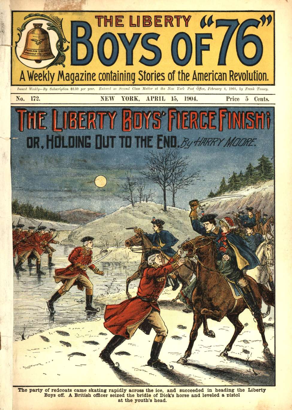 Book Cover For The Liberty Boys of 76 172 - The Liberty Boys' Fierce Finish