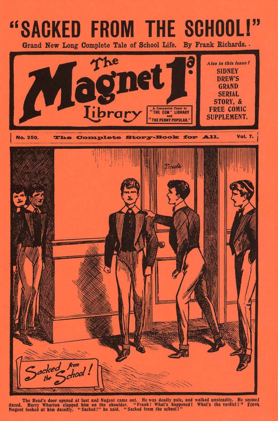 Book Cover For The Magnet 250 - Sacked from the School