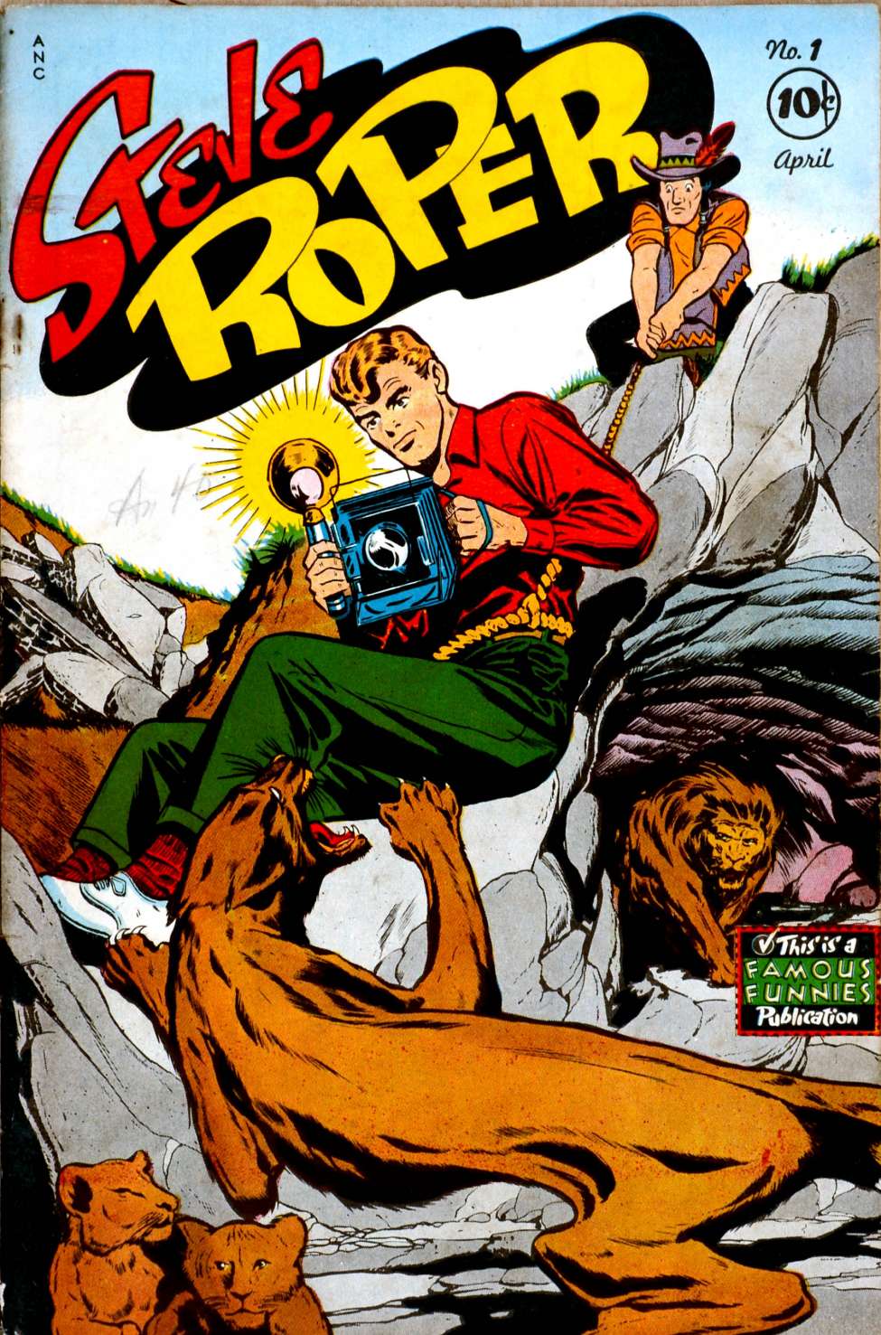 Comic Book Cover For Steve Roper 1