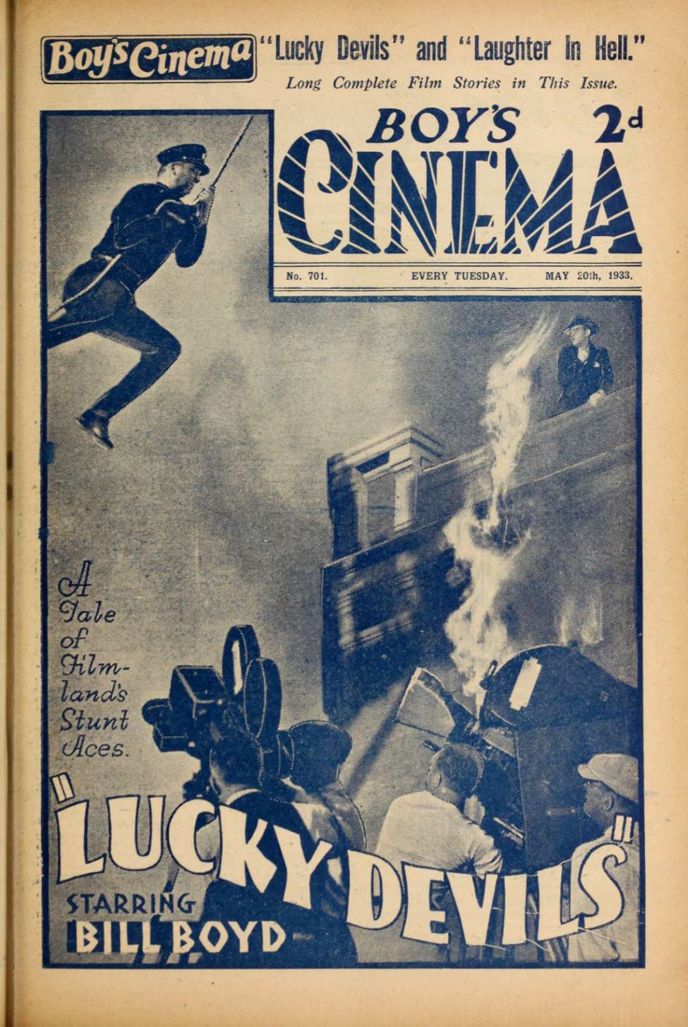 Book Cover For Boy's Cinema 701 - Lucky Devils - Bill Boyd