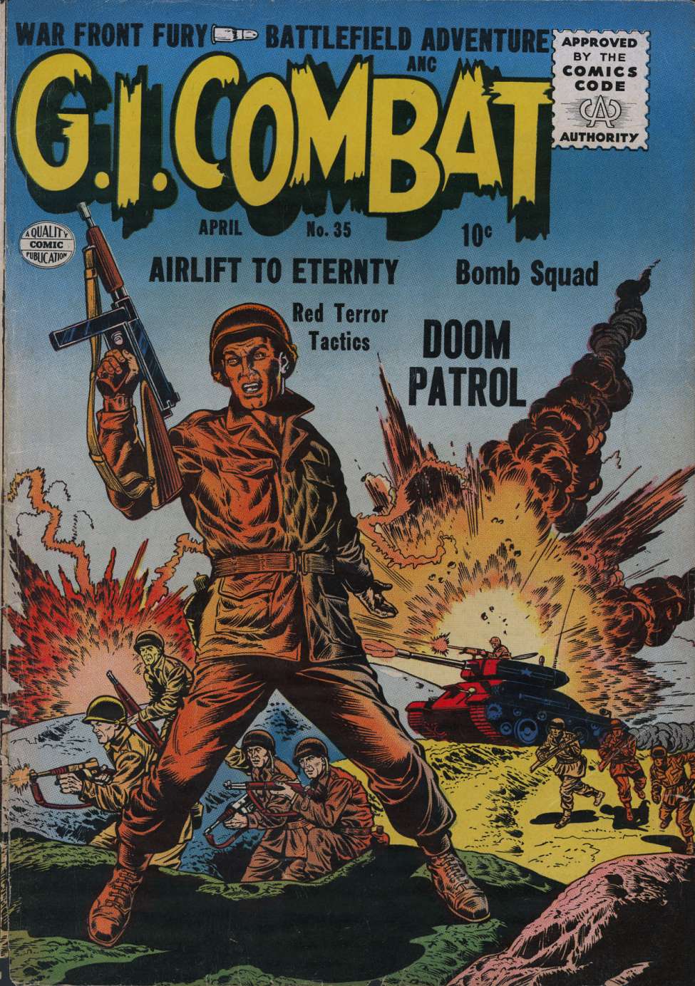 Book Cover For G.I. Combat 35