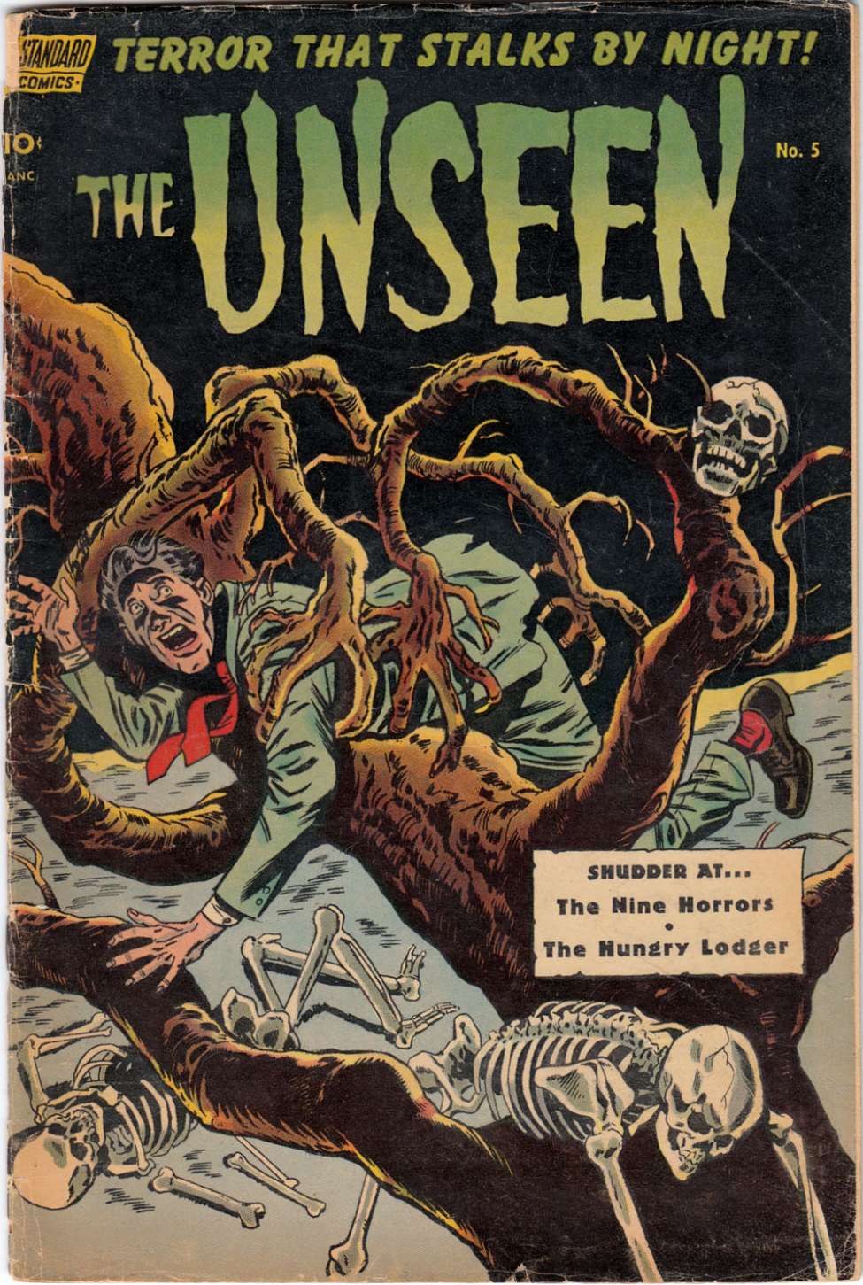 Comic Book Cover For The Unseen 5 - Version 1