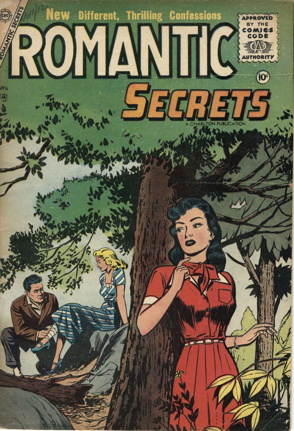 Comic Book Cover For Romantic Secrets 6