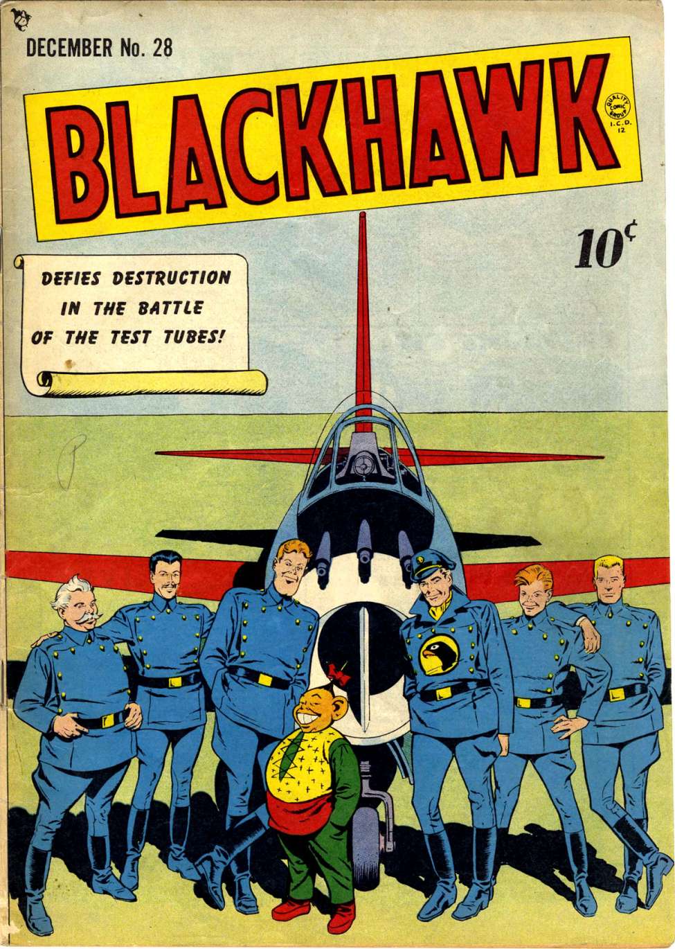 Comic Book Cover For Blackhawk 28