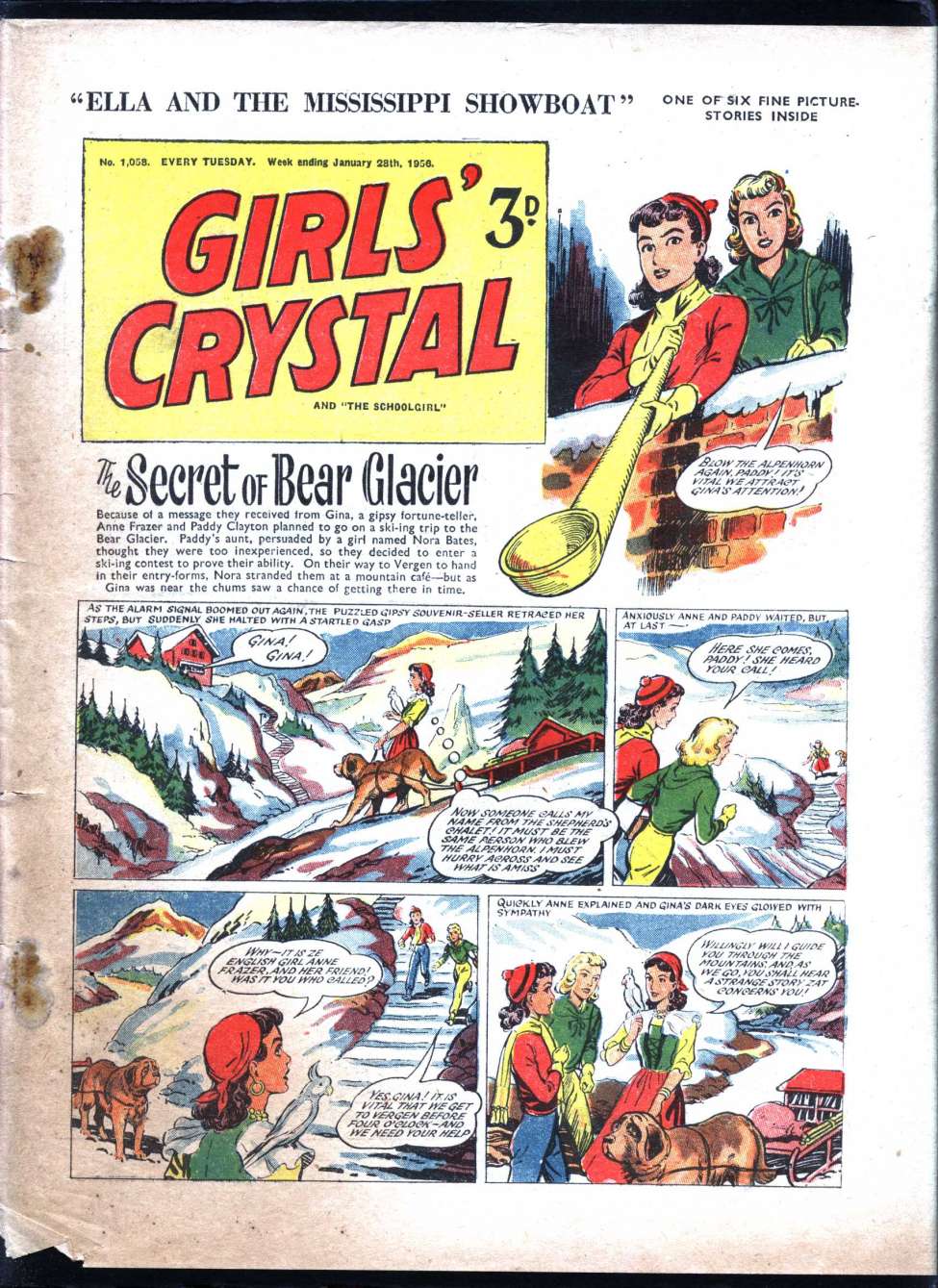 Comic Book Cover For Girls' Crystal 1058