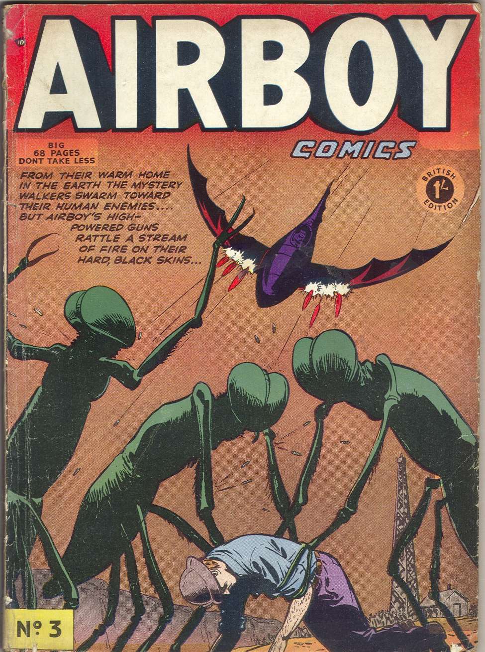 Comic Book Cover For Airboy Comics 3