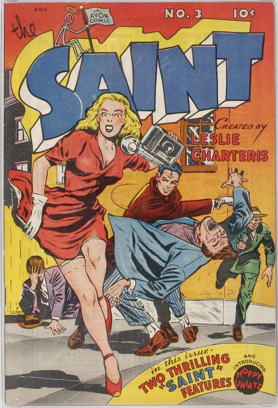Comic Book Cover For The Saint 3