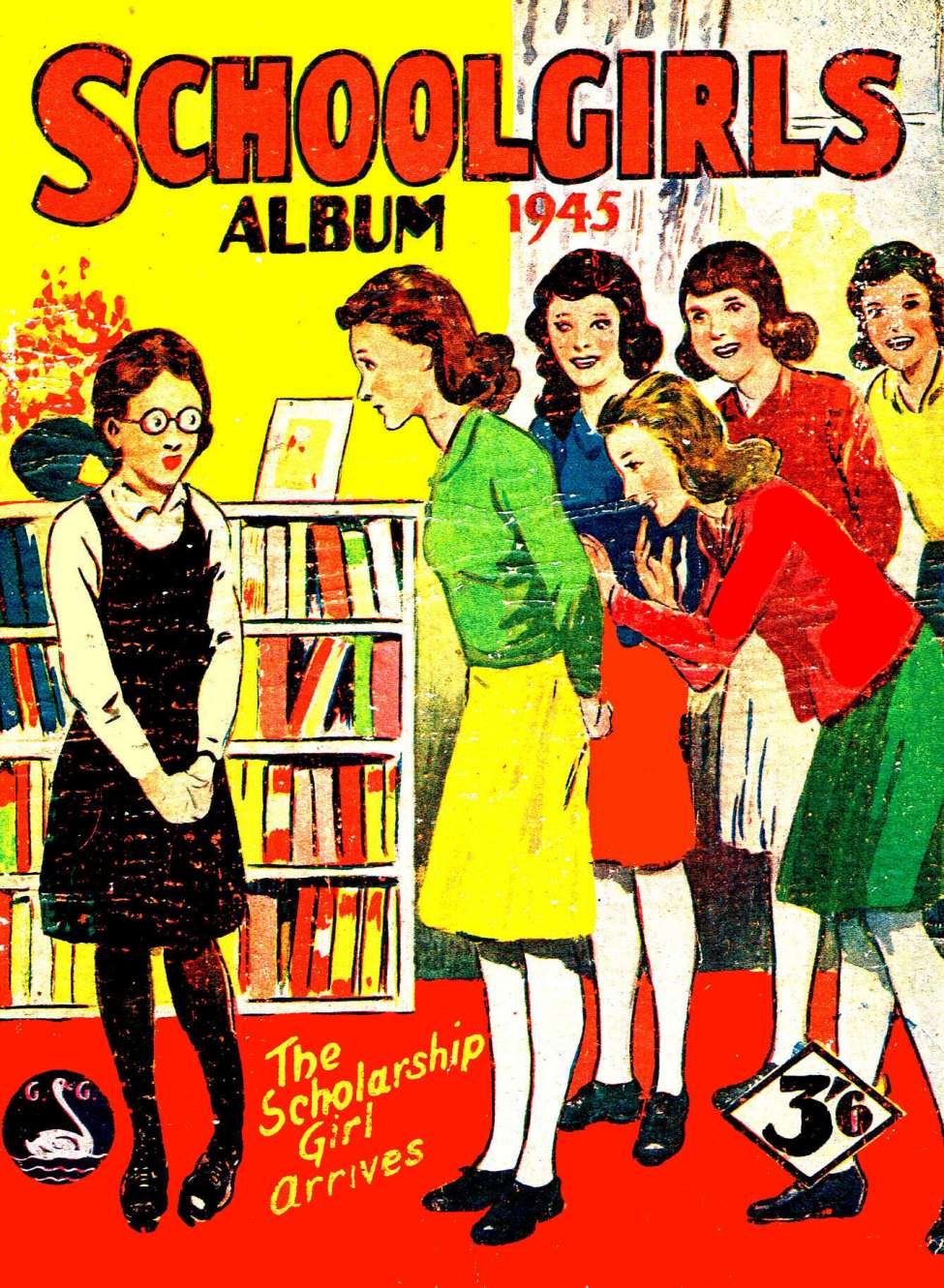 Comic Book Cover For Schoolgirls Album 1945