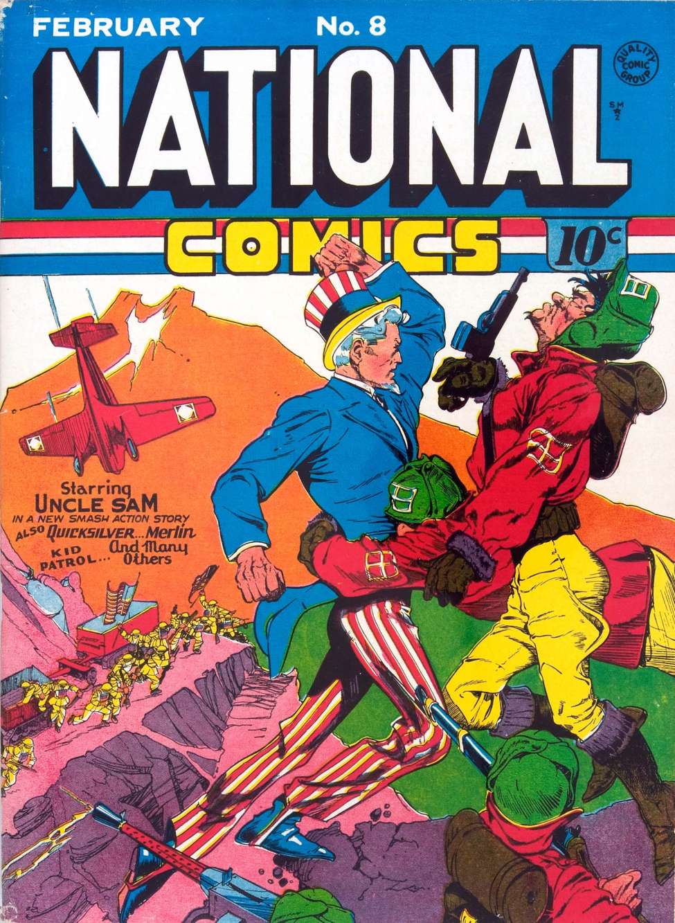 Comic Book Cover For National Comics 8 (paper/2fiche)