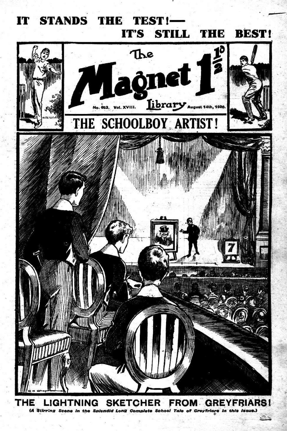 Book Cover For The Magnet 653 - The Schoolboy Artist