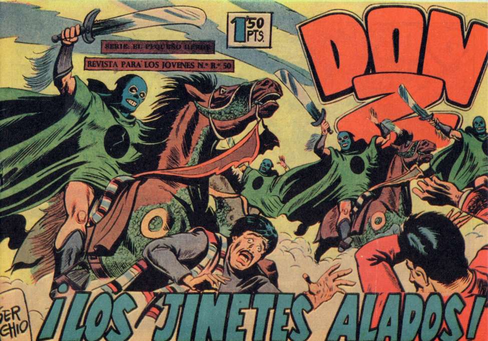 Comic Book Cover For Don Z 21 - ¡Los Jinetes Alados!