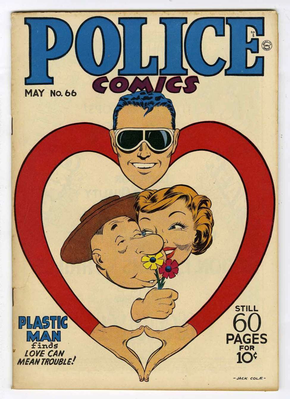 Book Cover For Police Comics 66 - Version 1