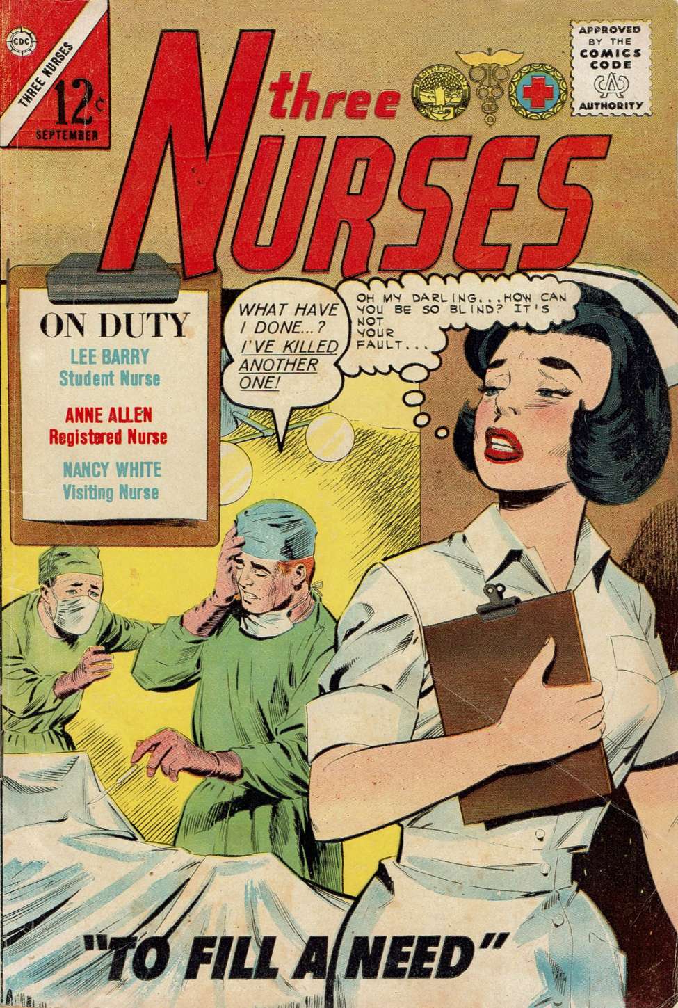 Comic Book Cover For Three Nurses 20