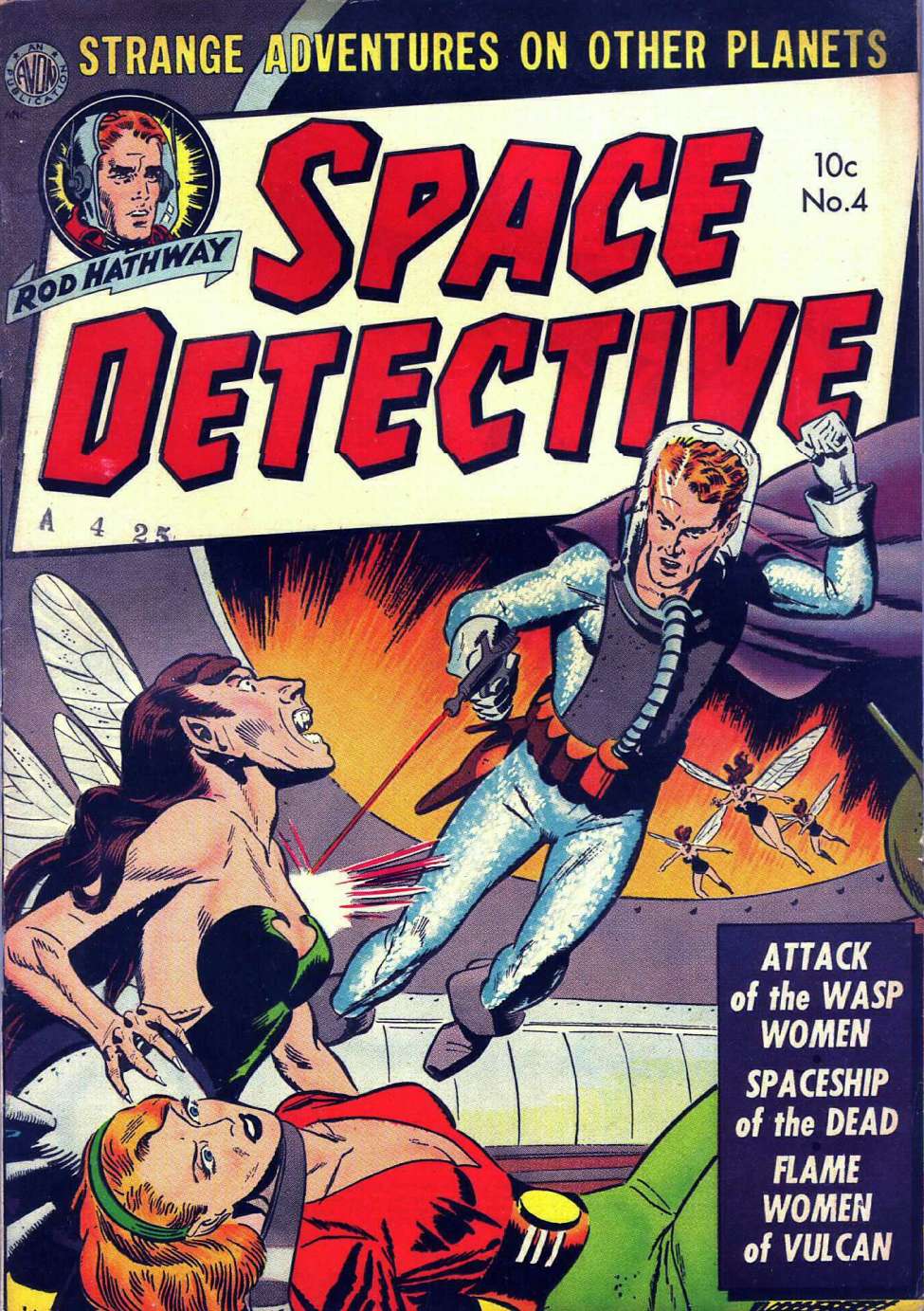 Comic Book Cover For Space Detective 4