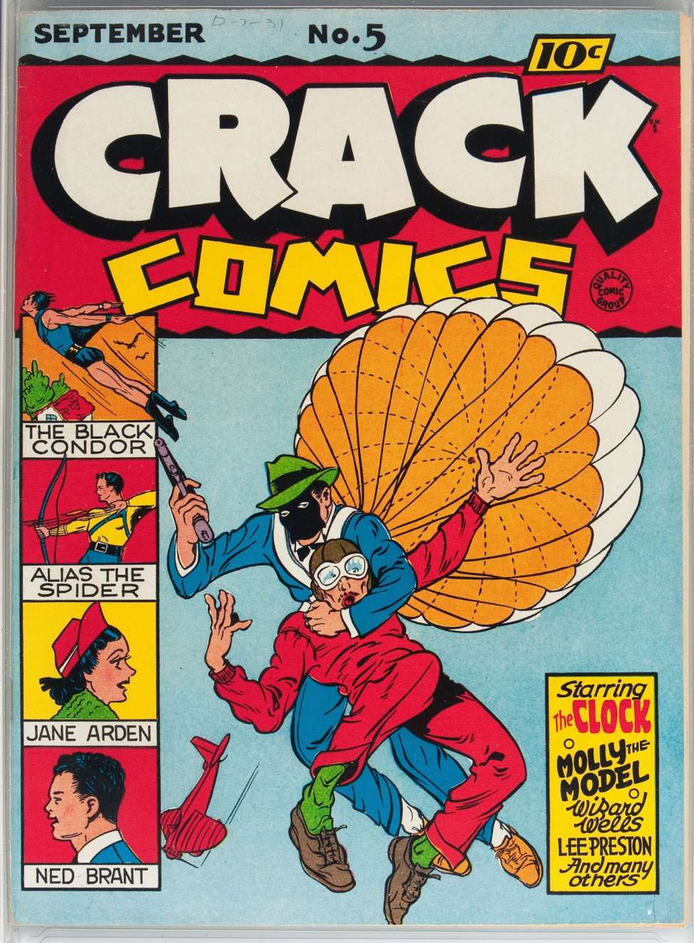 Book Cover For Crack Comics 5 (12 fiche)