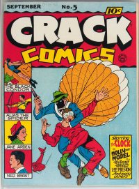 Large Thumbnail For Crack Comics 5 (12 fiche)