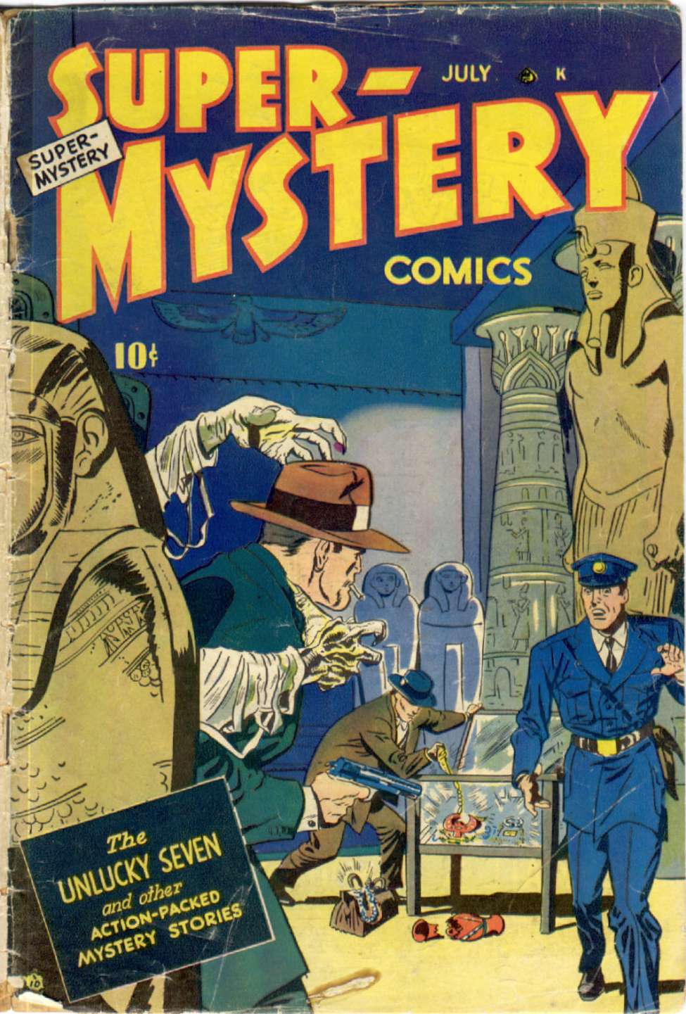 Comic Book Cover For Super-Mystery Comics v8 6