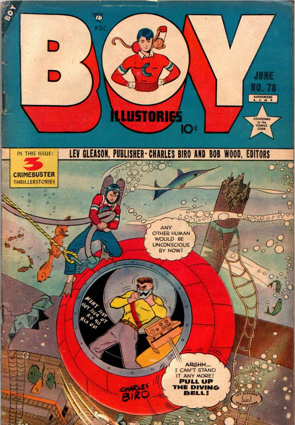 Comic Book Cover For Boy Comics 78