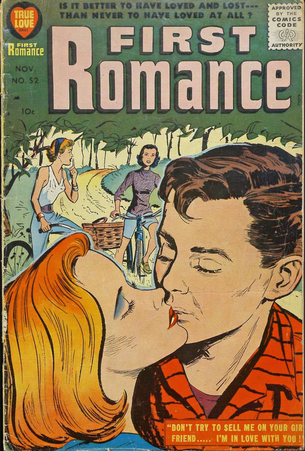 Book Cover For First Romance Magazine 52