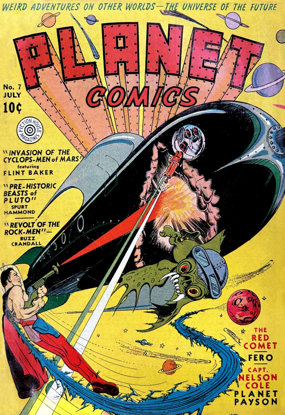 Book Cover For Planet Comics 7 - Version 1