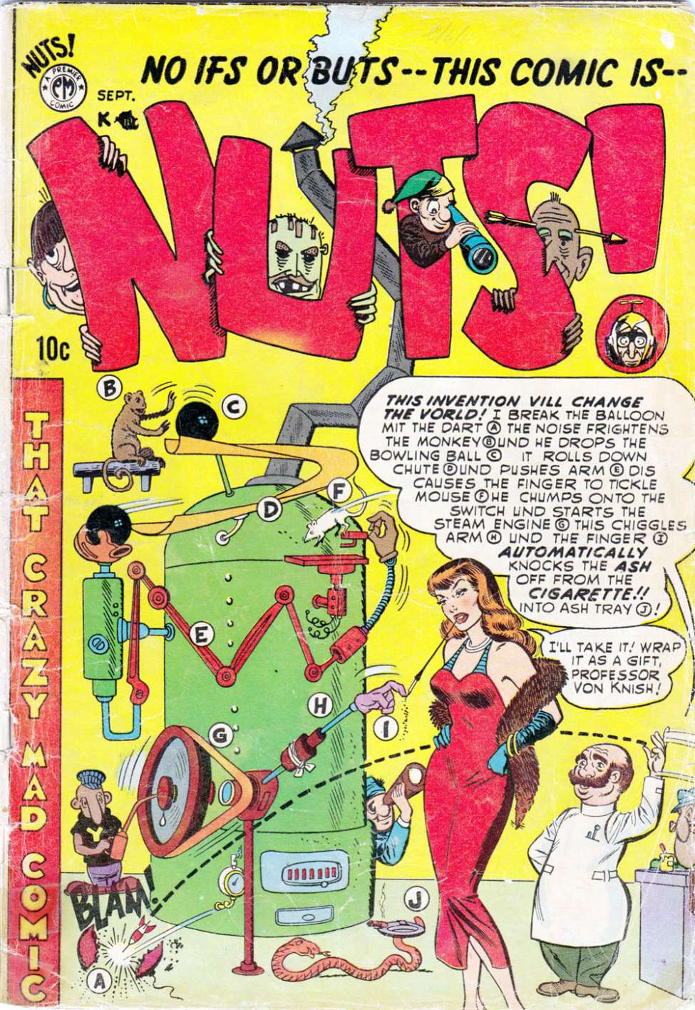 Comic Book Cover For Nuts 4