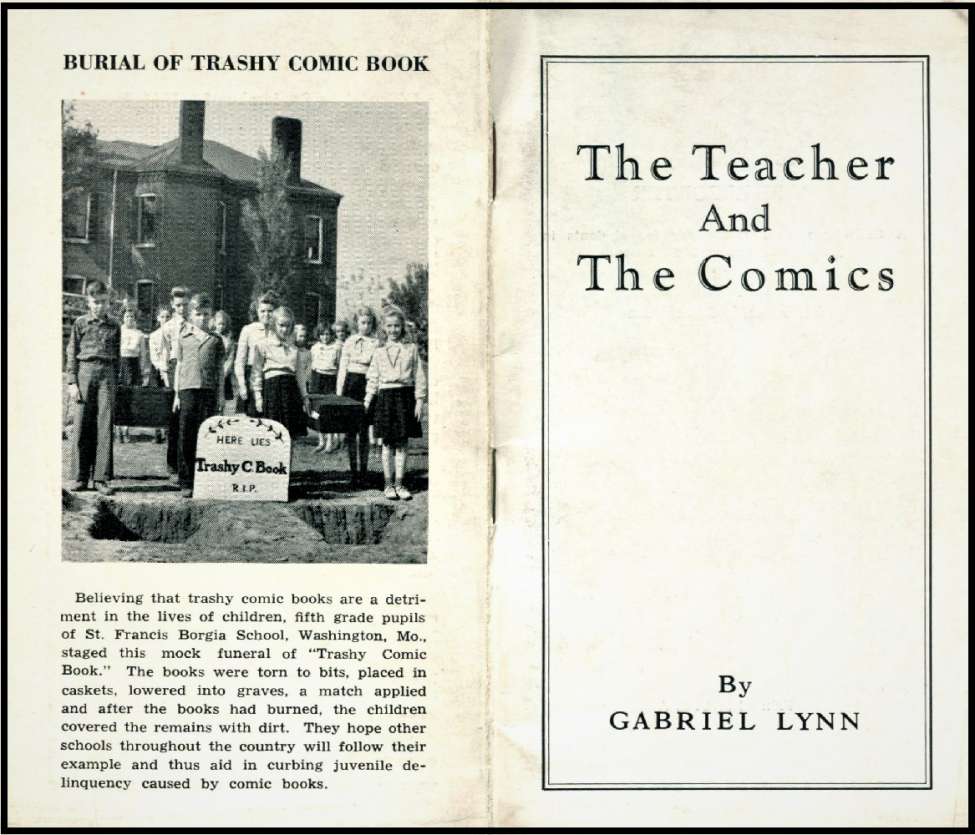 Book Cover For The Teacher and The Comics - Gabriel Lynn
