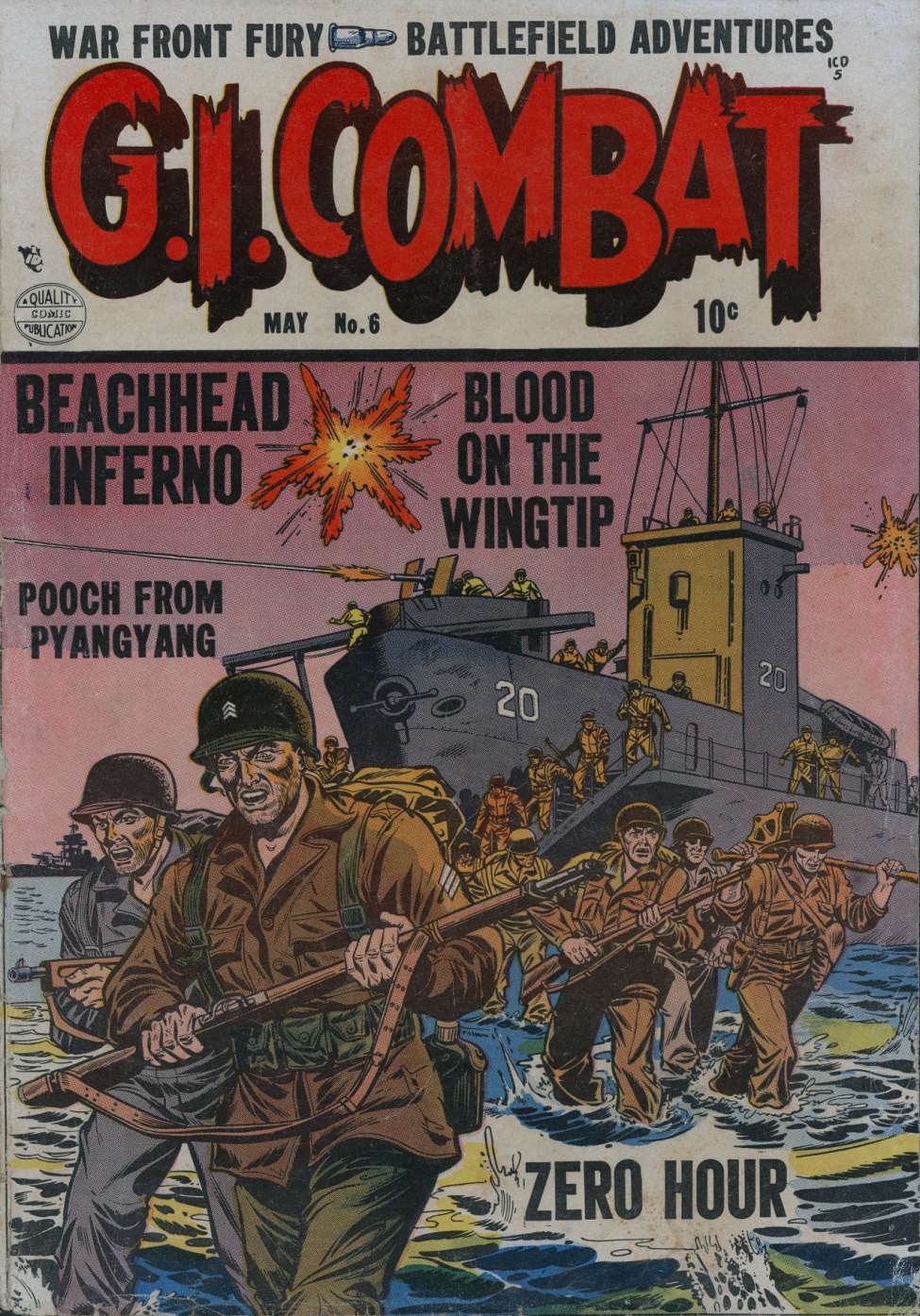 Comic Book Cover For G.I. Combat 6