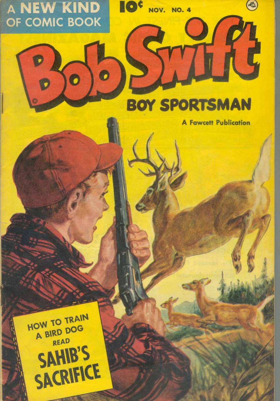 Comic Book Cover For Bob Swift, Boy Sportsman 4