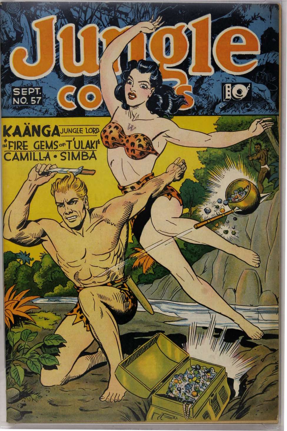 Book Cover For Jungle Comics 57