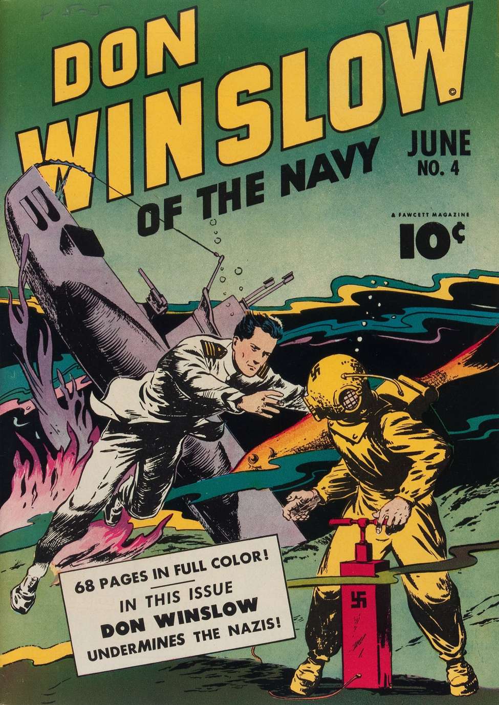 Comic Book Cover For Don Winslow of the Navy 4