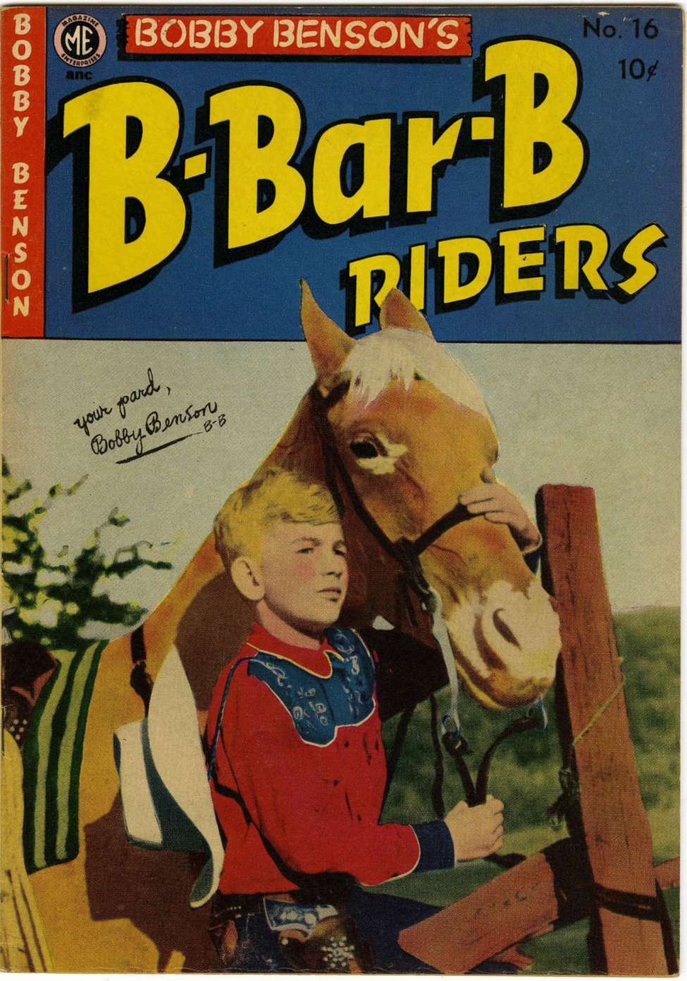 Comic Book Cover For Bobby Benson's B-Bar-B Riders 16