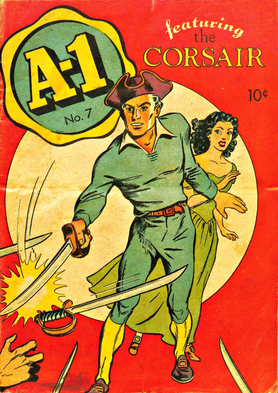 Book Cover For A-1 Comics 7 - The Corsair