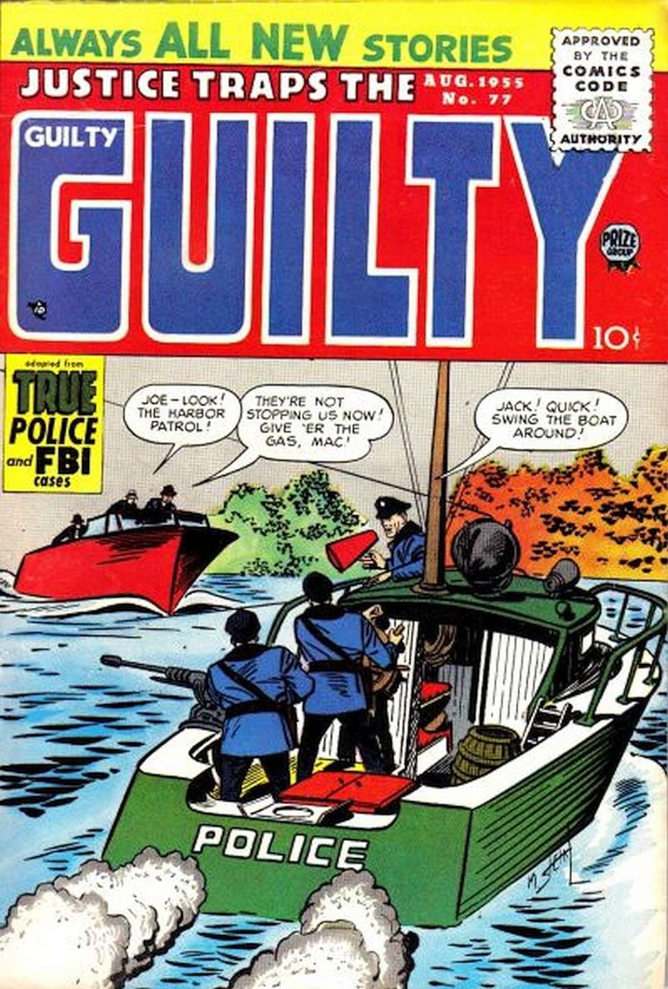 Comic Book Cover For Justice Traps the Guilty 77