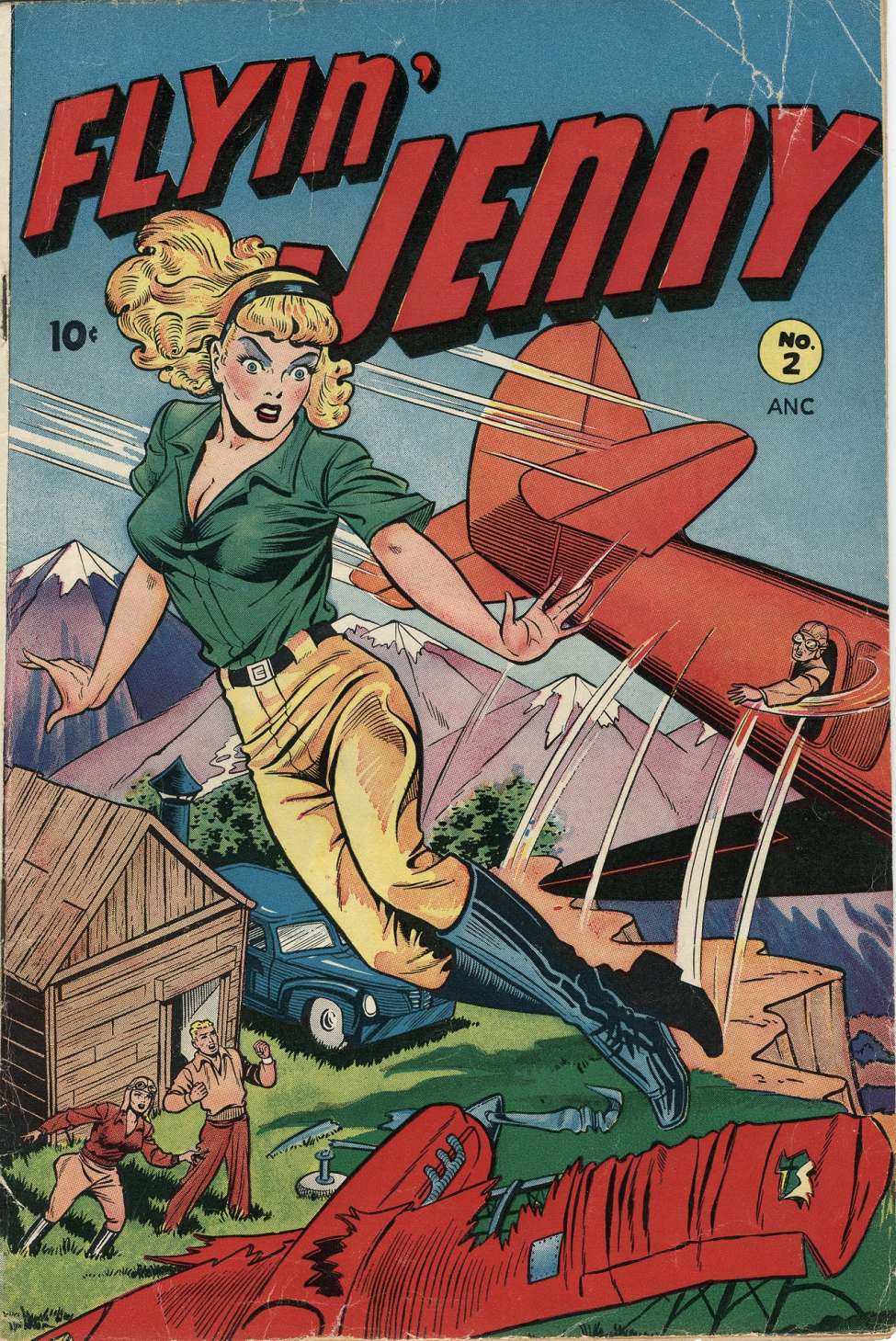 Comic Book Cover For Flyin' Jenny 2