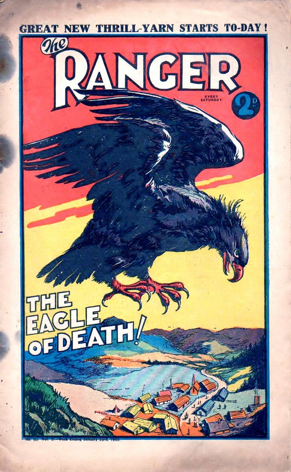 Comic Book Cover For Ranger 50 - The Eagle of Death!
